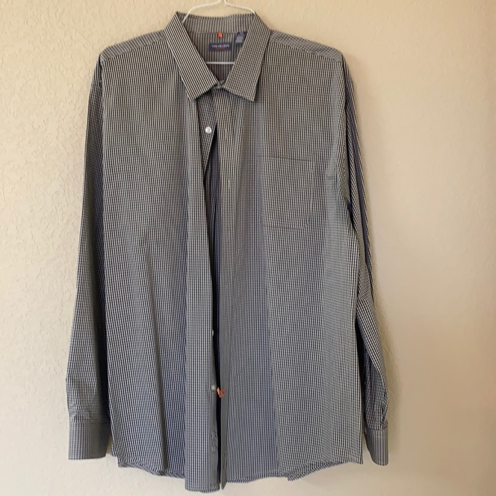 Men’s Tall XXL Button Up Dress Shirt